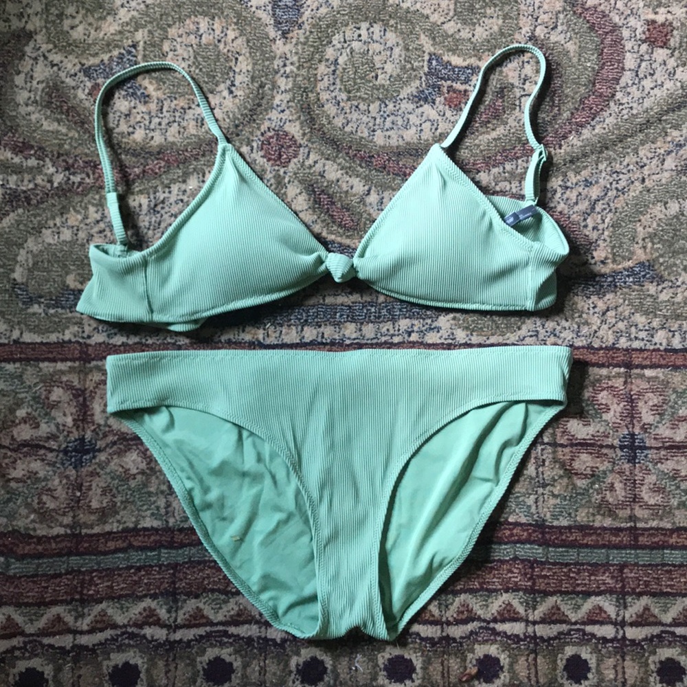 Aerie Sage Green Bikini